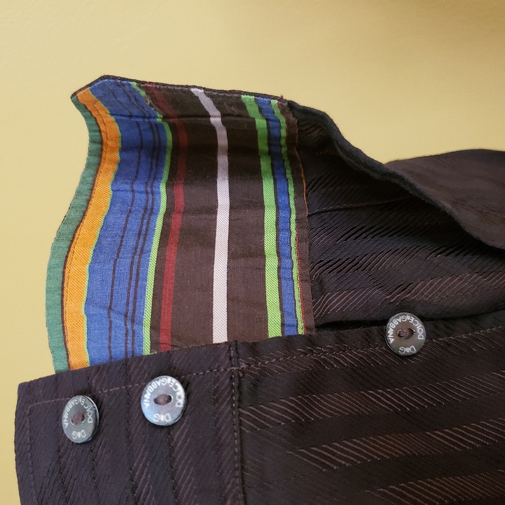 D&G Dark Striped Shirt - Picture 5 of 6